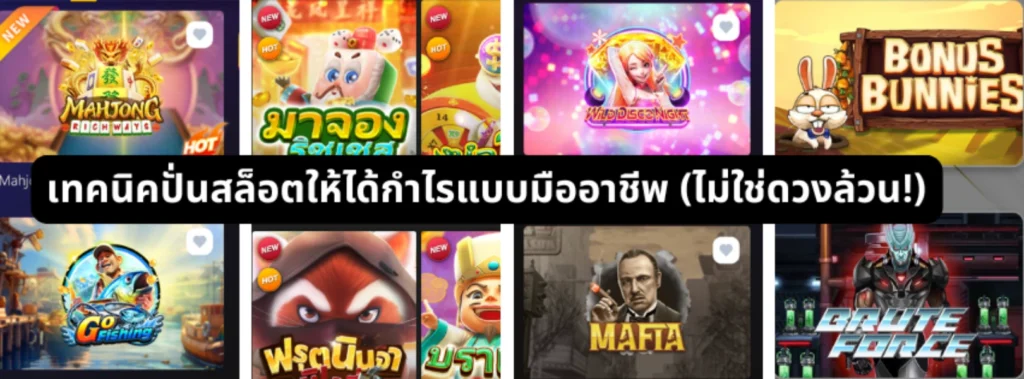 ทำกำไรแบบมืออาชีพ ไม่ใช้ดวง