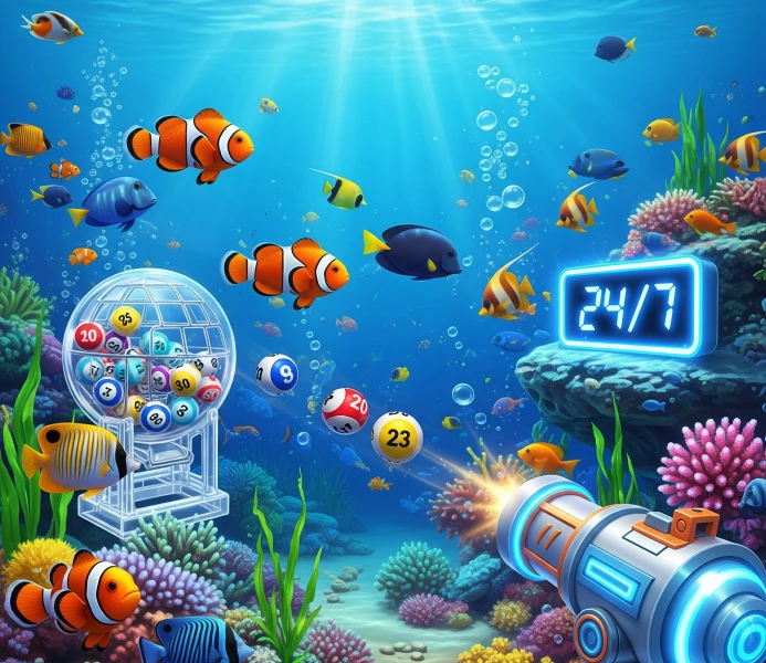 ยิงปลาและลุ้นหวยทั้งวัน